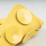 DUVO+ mata węchowa silikonowa dla psa 20 × 20 cm – żółta