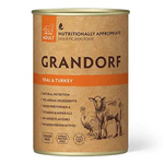 Grandorf Adult Cielęcina i Indyk 400g mokra karma dla psów dorosłych