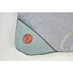 Lauren Design FRIDA poducha dla psa lub kota mięta + szary velvet 85/65cm