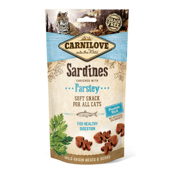 Carnilove Soft Snack - przysmak dla kota sardynka z pietruszką