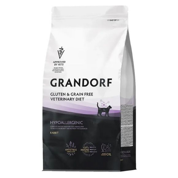 Grandorf Veterinary Diet Cat Hypoallergenic Rabbit 400 g