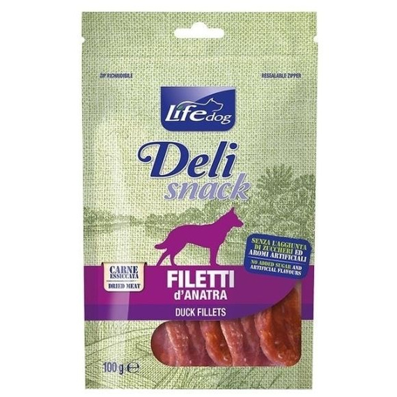 Life Dog Snack Duck 100g filety z kaczki przysmak dla psa