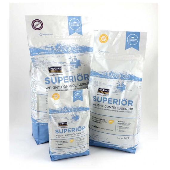 Fish4Dogs Superior Adult Weight Control - karma z łososiem dla psów z nadwagą 12 kg
