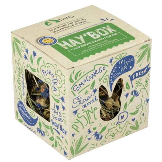 TIVO Hay Box 70g - sianko, babka lancetowata i bławatek 