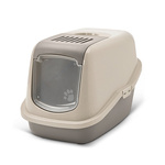 Toaleta Savic Nestor kryta kuweta z wygodnymi drzwiczkami granit z szarym