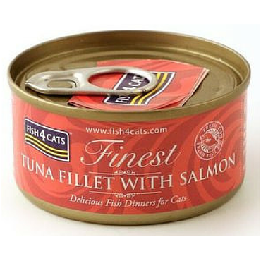 Fish4Cats Finest Filet z Tuńczyka z Łososiem puszka 70g