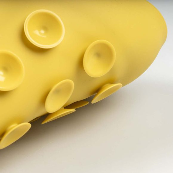 DUVO+ miska spowalniająca dla psa – półkolista żółta 