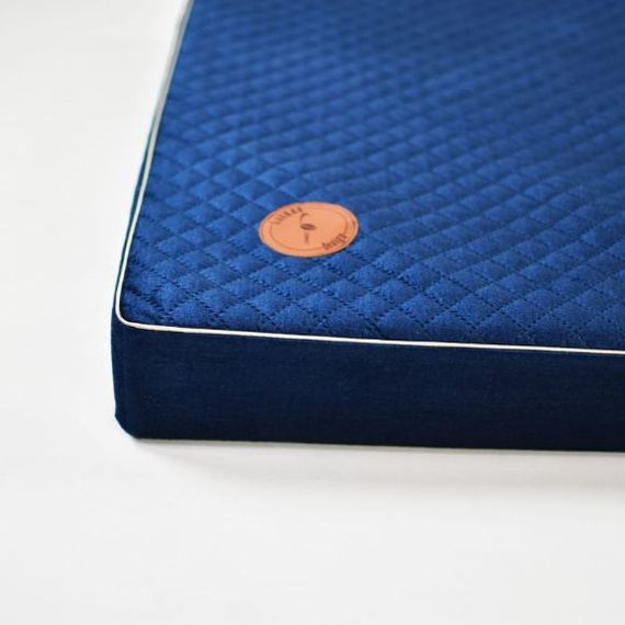 Materac ortopedyczny dla psa Hector 100x80cm granatowy