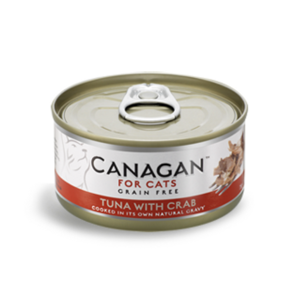 Canagan Tuńczyk z Krabem mokra karma dla kota puszka 75g