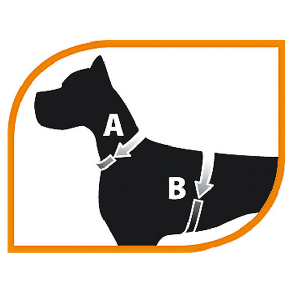 Ferplast szelki Ergocomfort XS czerwone