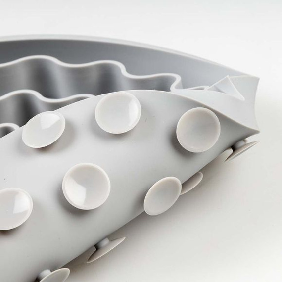 DUVO+ miska spowalniająca trzystrefowa dla psa 20,5 × 20,5 × 2,5 cm – szara