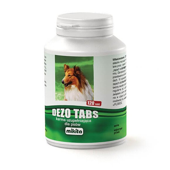 Mikita Dezo-tabs - tabletki neutralizujące zapachy 120 tabletek 