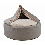 Pufa Bona – legowisko dla psa i kota w kolorze piaskowym