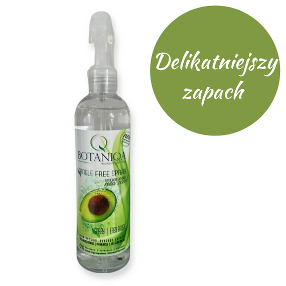 Botaniqa Tangle Free Avocado Spray NOWY ZAPACH - płyn ułatwiający rozczesywanie kołtunów 250ml