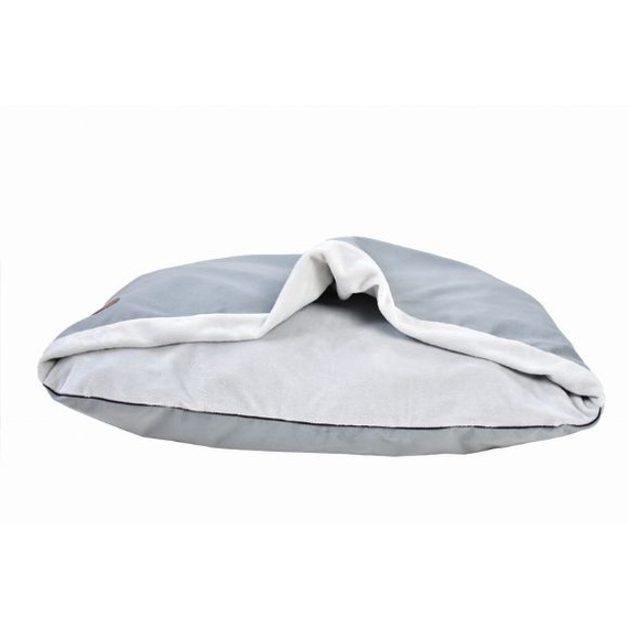 Legowisko dla psa lub kota - Lauren Design Norka Nel szary velvet