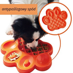 Pet Dream House PAW Slow Feeder Easy miska spowalniająca pomarańczowa