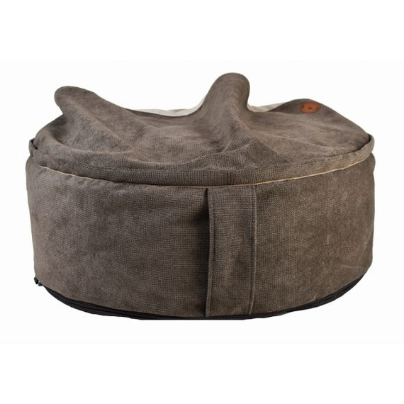 Pufa Bona – legowisko dla psa i kota w kolorze brązowym