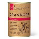 Grandorf Adult Wołowina i Indyk 400g mokra karma dla psów dorosłych