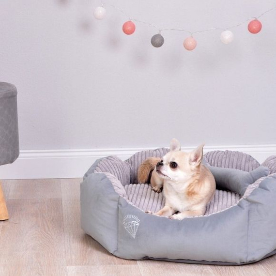 Lauren design Diana legowisko dla psa lub kota szare