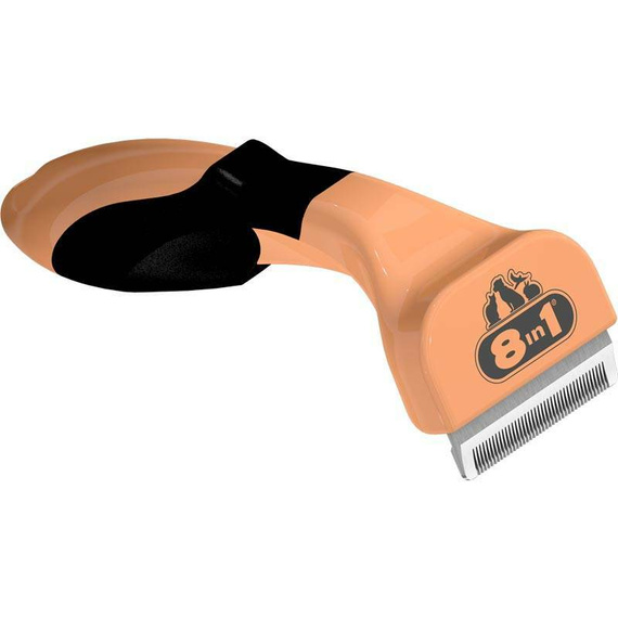 8in1 Perfect Coat Deshedder Cat narzędzie do wyczesywania podszerstka S - kot