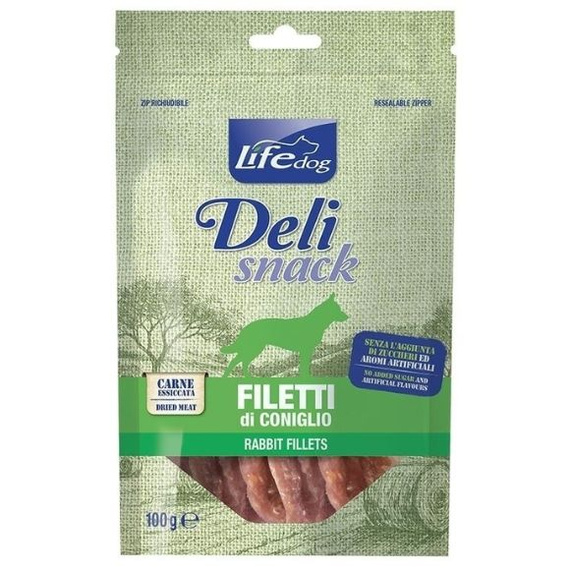 Life Dog Snack Rabbit 100g filety z królika przysmak dla psa