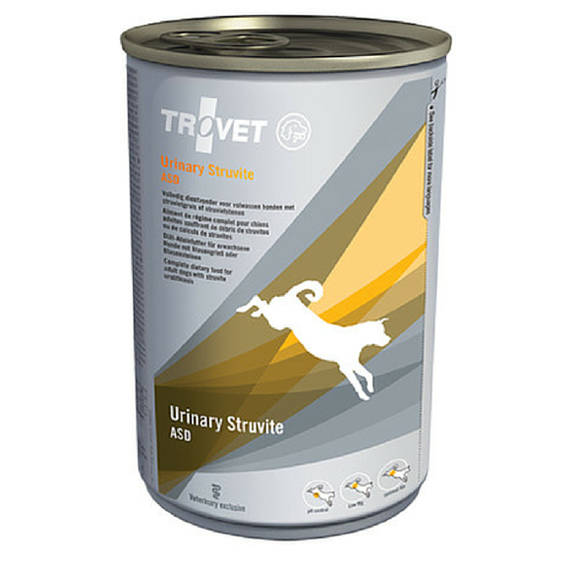 Trovet ASD Urinary Struvite karma weterynaryjna dla psów z chorobami układu moczowego, puszka 400g