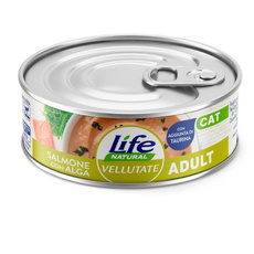 Life Cat Vellutate Adult Łosoś z algami – mokra karma dla kota 70 g