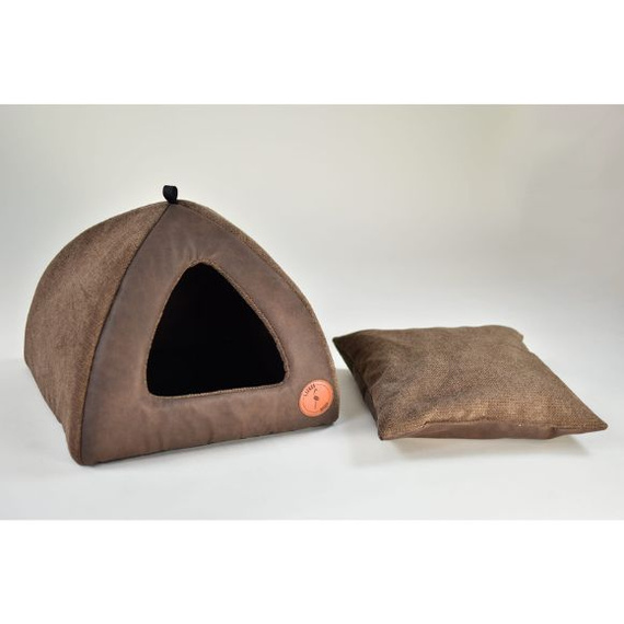 Budka dla kota lub psa 50x50cm Lauren Design BELLA brązowa