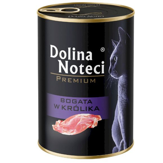 Dolina Noteci Premium 400 g Królik – bezzbożowa karma dla kota