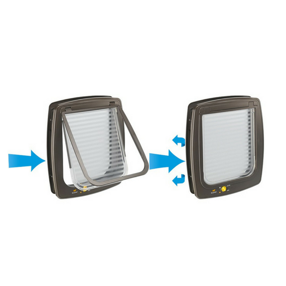 Drzwi dla kota Ferplast Swing 7S w kolorze białym