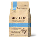 Grandorf Biała Ryba i Indyk sucha karma dla wrażliwych dorosłych kotów 400g