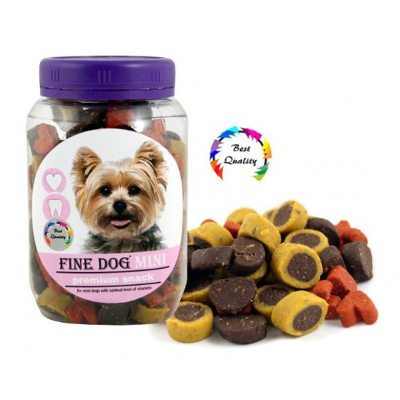 Fine Dog Mini Sport Soft Mix - smakołyki do nagradzania, dla psów małych ras, 280g
