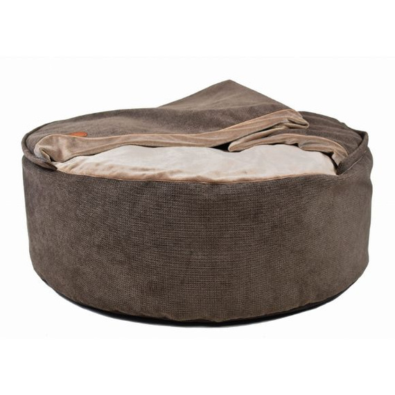 Pufa Bona – legowisko dla psa i kota w kolorze brązowym