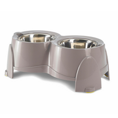 Savic Ergo Feeder - plastikowy stojak na miski dla psa, rozmiar L, miski 2 x 1,5 l