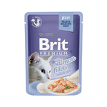 Brit Premium fileciki z łososia w galarecie karma dla kota 85g
