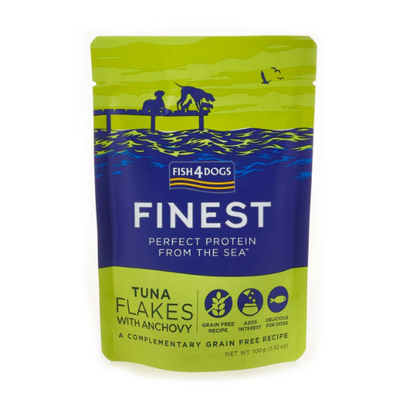 Fish4Dogs Finest Tuńczyk z anchois sasz. 100g
