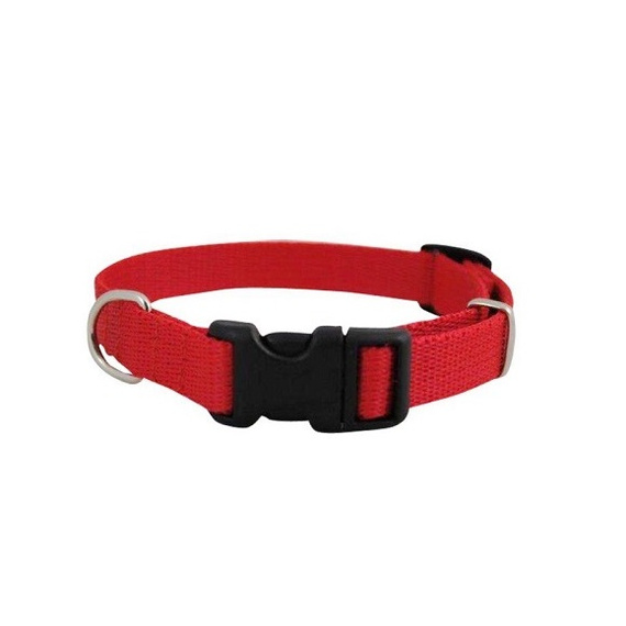 Chaba obroża dla psa regulowana długość do 42cm czerwona