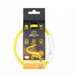 Obroża świecąca Duvo+ USB Nylon Yellow 35 cm