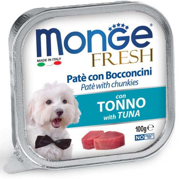 Monge Fresh Dog pasztet z tuńczykiem 100g