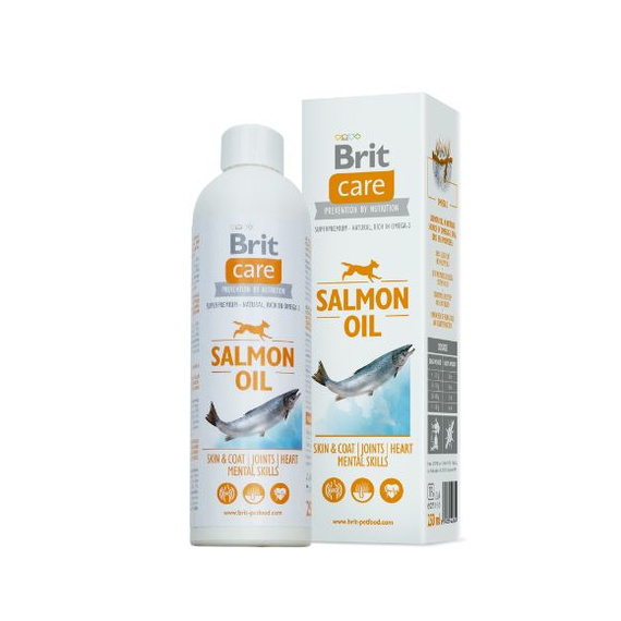 Brit Care olej z łososia 250 ml – suplement diety dla psów