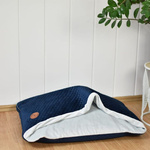 Legowisko dla psa lub kota - Lauren Design Norka Nel granatowy velvet