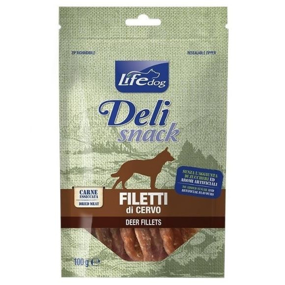 Life Dog Snack Deer 100g filety z jelenia przysmak dla psa