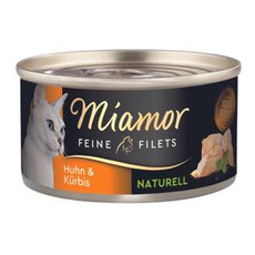 Miamor Filets Naturell kurczak z dynią w sosie 80g karma dla kota