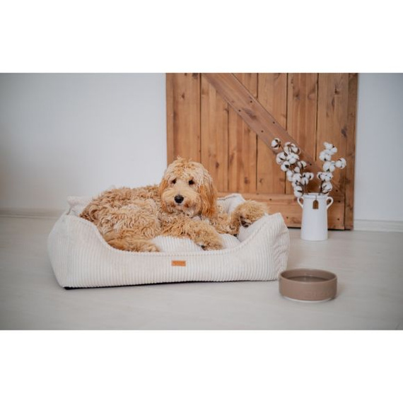 Milano Beige legowisko ortopedyczne dla psa i kota - rozmiar S