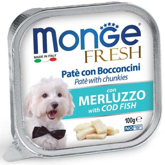 Monge Fresh Dog pasztet z dorszem 100g