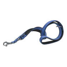 Ferplast smycz regulowana Daytona niebieska 20 mm / 200 cm