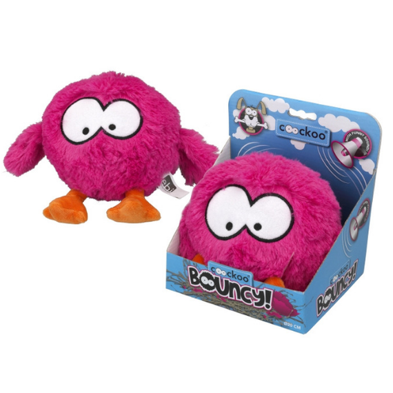 Coockoo Bouncy interaktywna zabawka dla psa w kolorze różowym