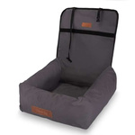 Transporter do samochodu dla psa lub kota w kolorze szarym - Dogeste