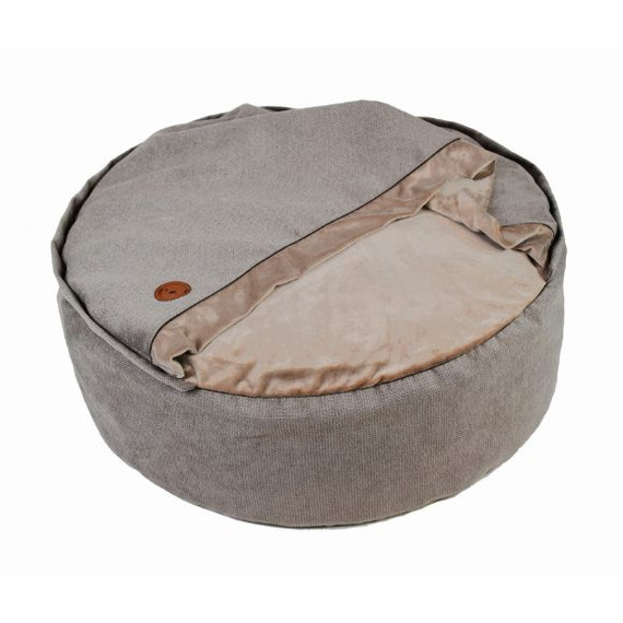 Pufa Bona – legowisko dla psa i kota w kolorze piaskowym