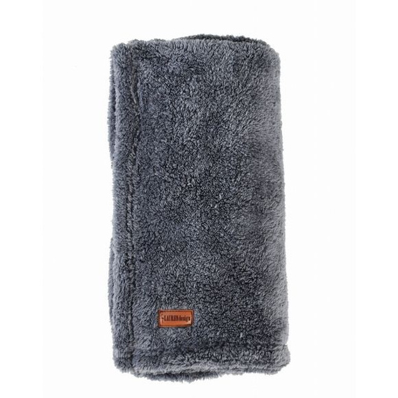 Kocyk Rose grafitowy Lauren Design 80x60cm